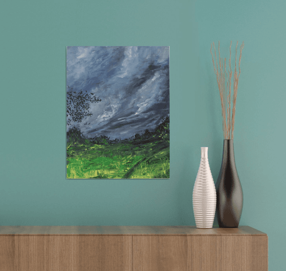 A New Awakening - Acrylic landscape painting