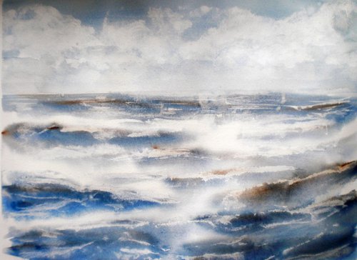 stormy waves 2 by Giorgio Gosti