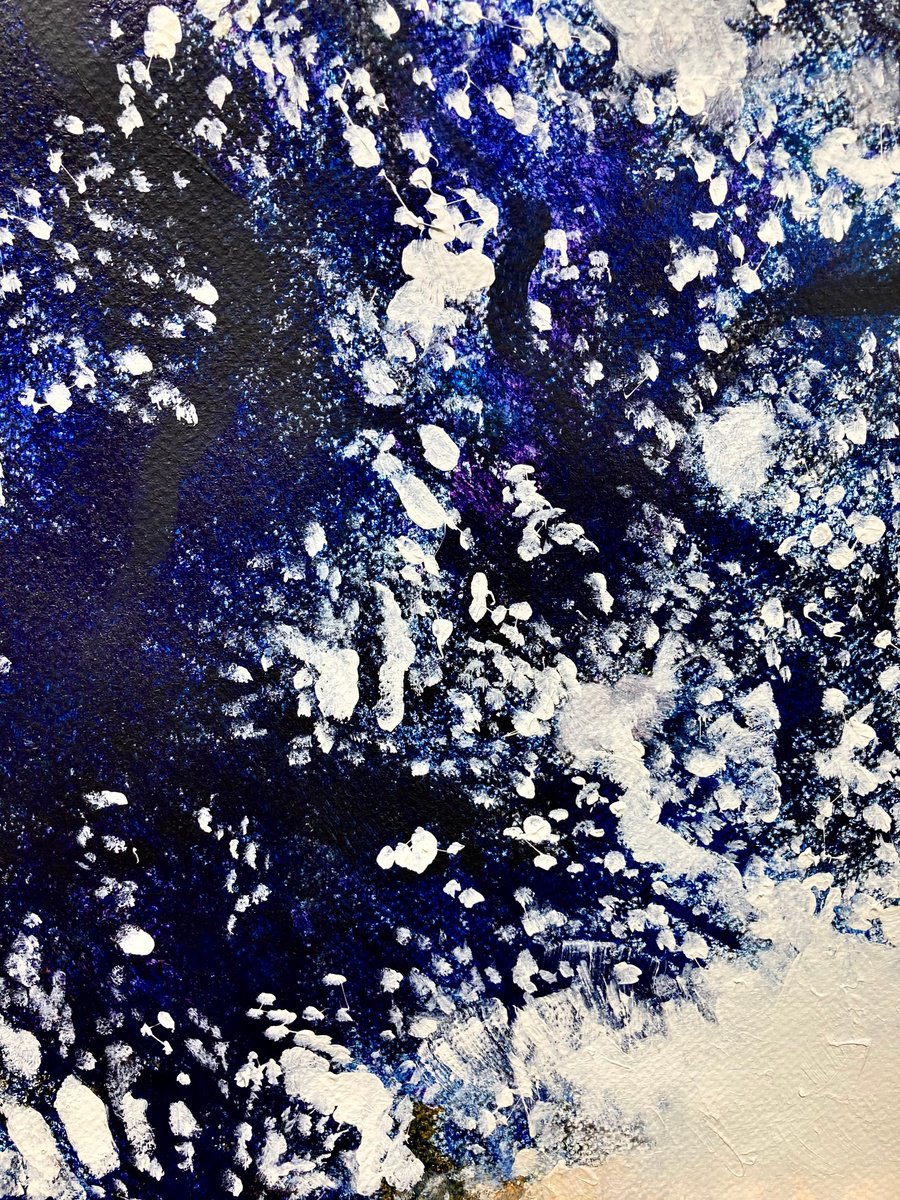 Impressionistic Landscape Acrylic Painting By John Cottee, 22 X 30, Broken, Original Artwork