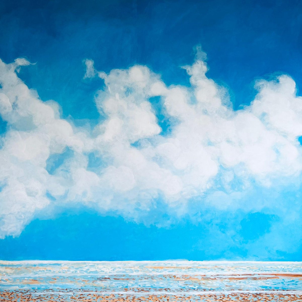  Bit Of Sky And Clouds By Shabs Beigh, 47 X 47, Artwork For Sale On Artfinder