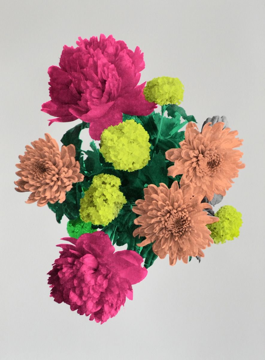 Photorealistic Screenprint , Blooming Happiness By Anne Storno, 20 X 28, Artwork For Sale On Artfinder