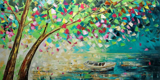 Landscape painting - Summer Blossoms