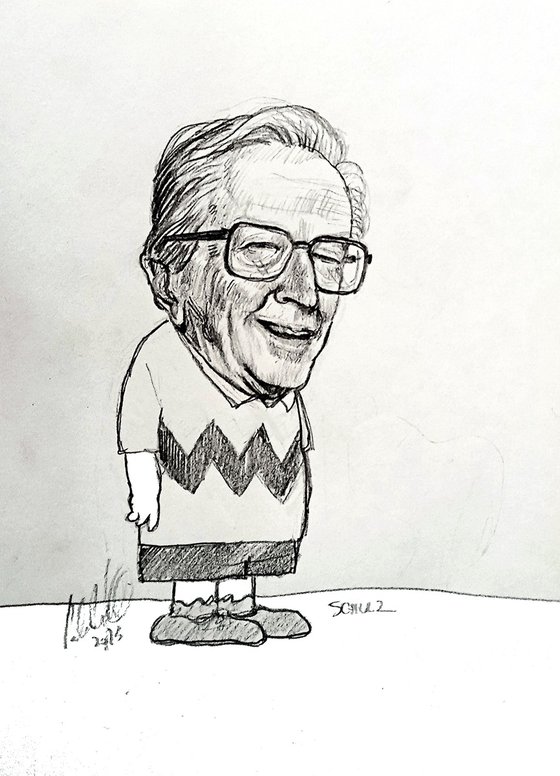 Charles Schulz caricature