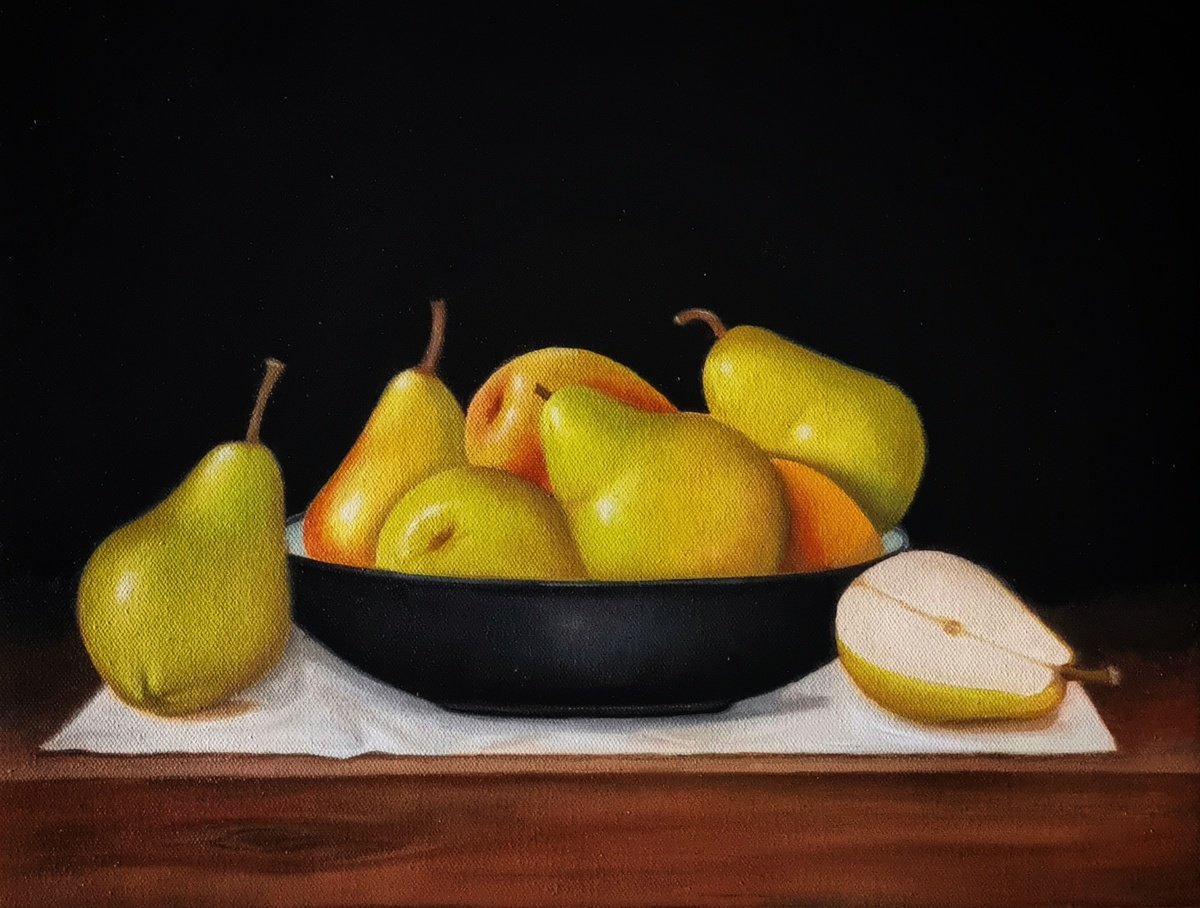 Bowl of Pears by Priyanka Singh