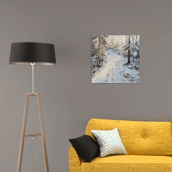 March snow (24x24x2")