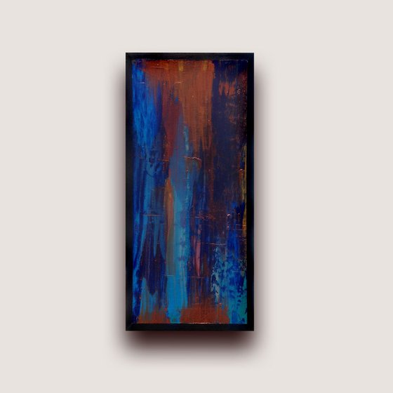 Copper Reflections 1 - abstract painting