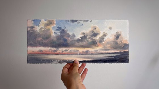 Yachts at sunset #22