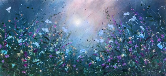 Midnight's Floral Symphony