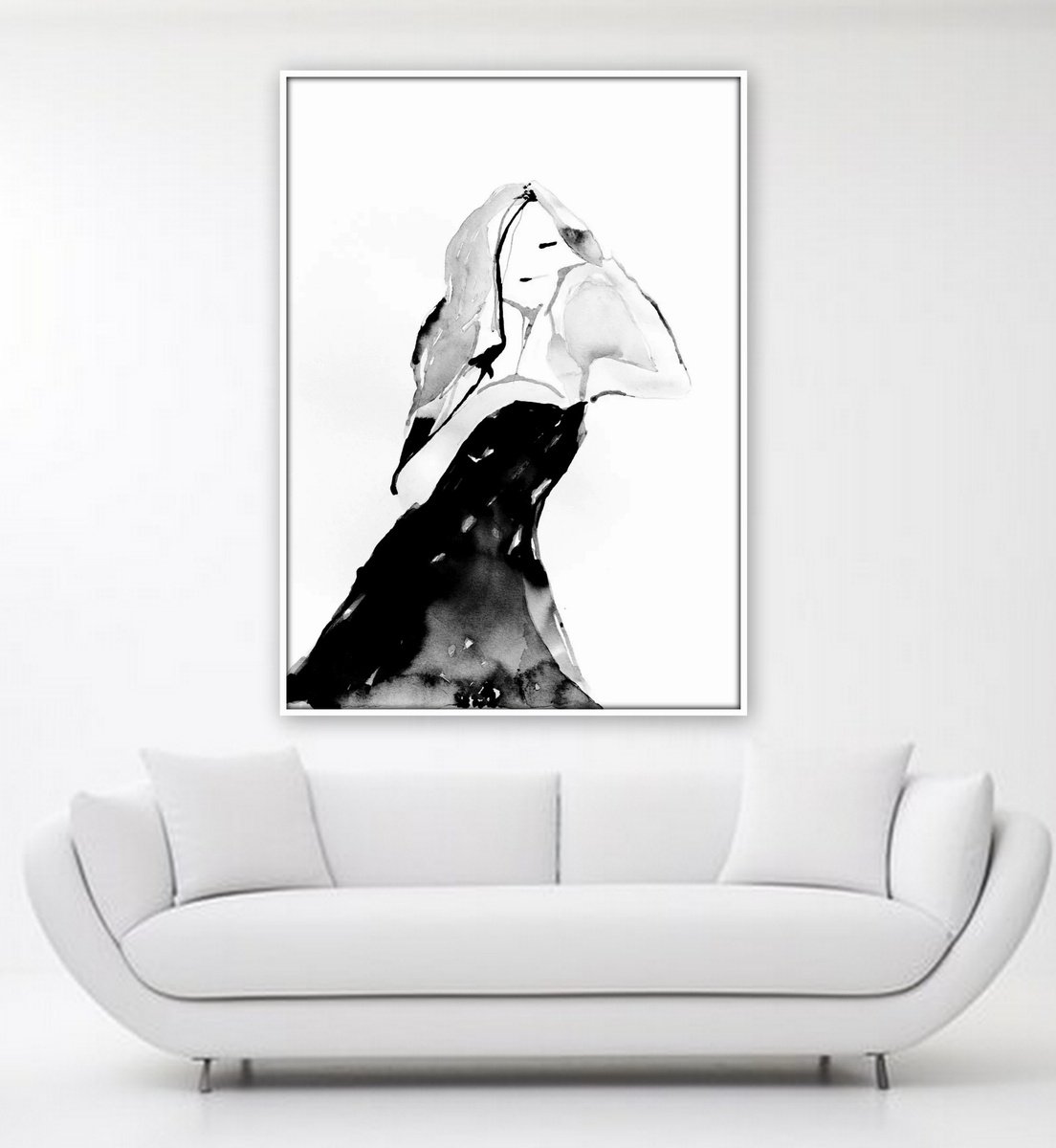  A Girl By Nadia Moniatis, 39 X 47, Artwork For Sale On Artfinder