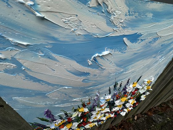 Wild Flowers deep impasto