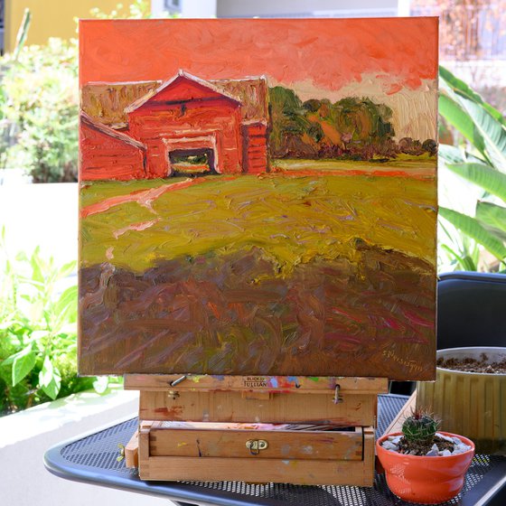 Red Bard. Evening Light