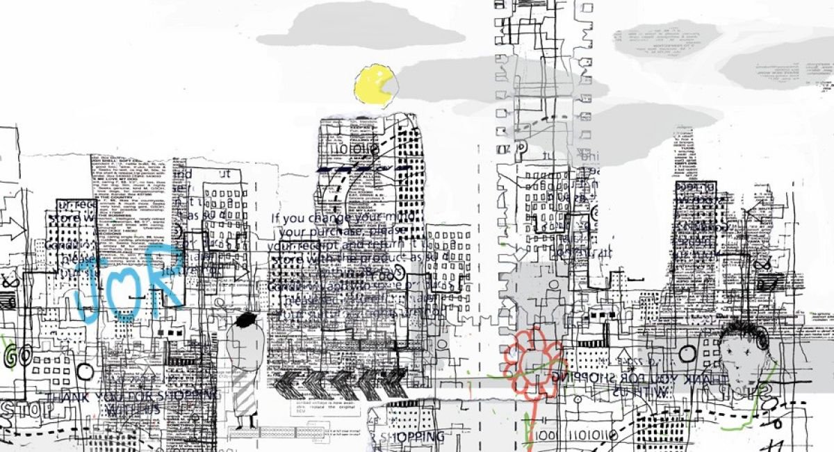 Andy Mercer | Original  Print | White City | 85 X 45Cm | Artwork For Sale On Artfinder
