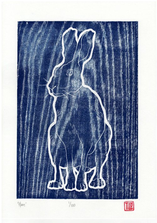 'Hare' by Tilly Print