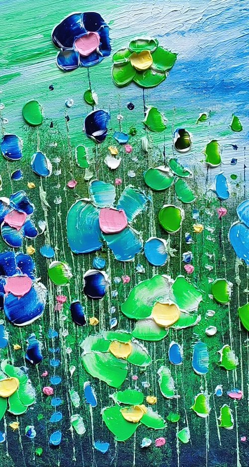 "Emerald Flowers in Love" by Phil Broad