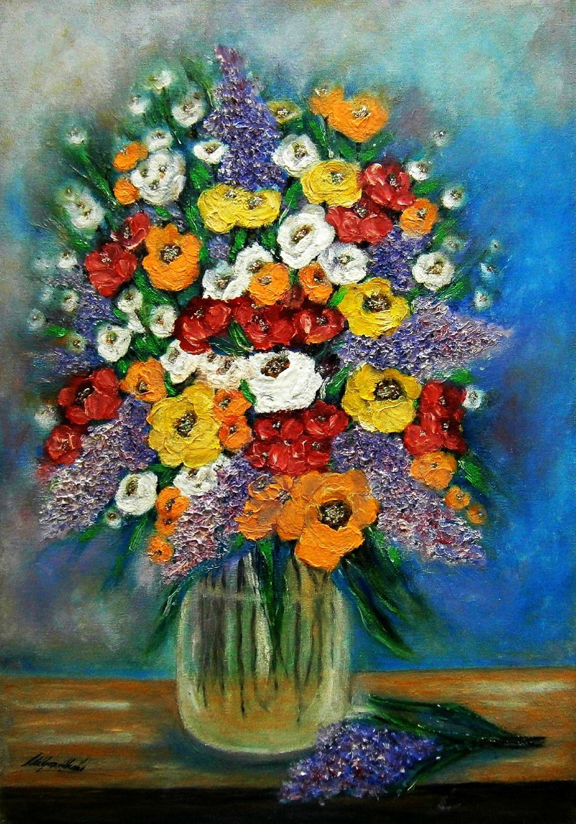 Bouquet of flowers by Emilia Urbanikova