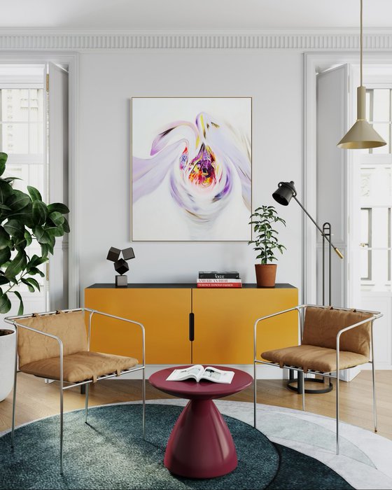 Opera al bianco 3 - Large white painting