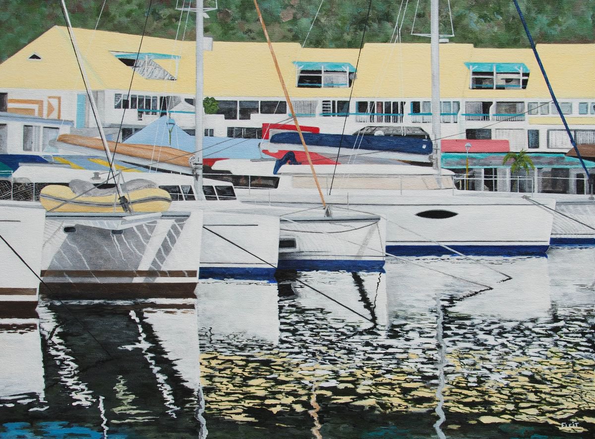 St. Martin Port Royale By Steven Fleit, 24 X 18, Artwork For Sale On Artfinder
