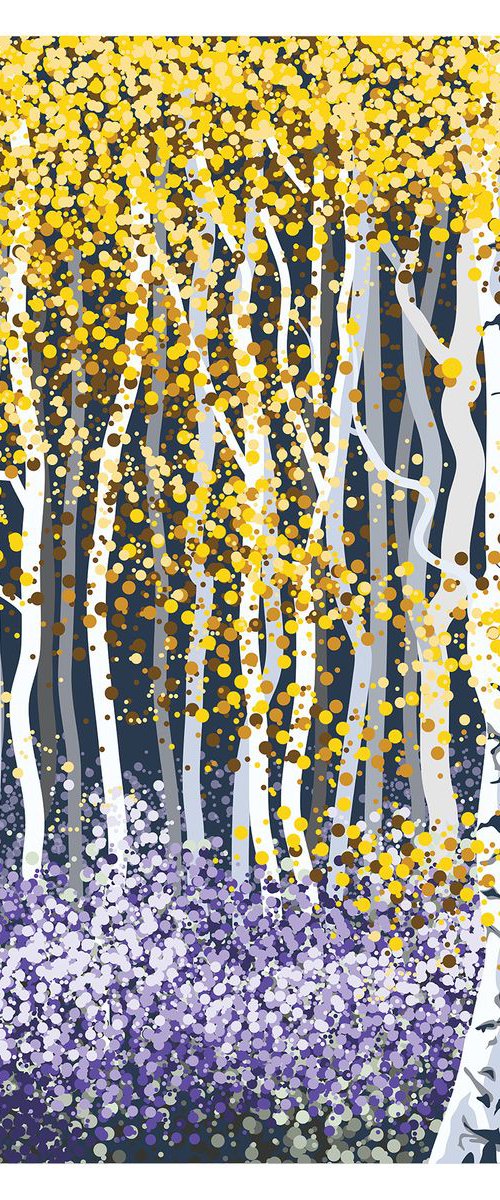 Silver Birches, A1 by Richard Impey