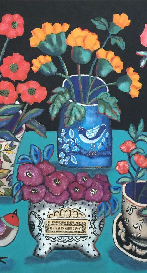 "Eight Bouquets and a Chirp" by Holly Wojahn
