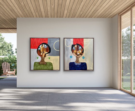 You Ok? (Diptych)