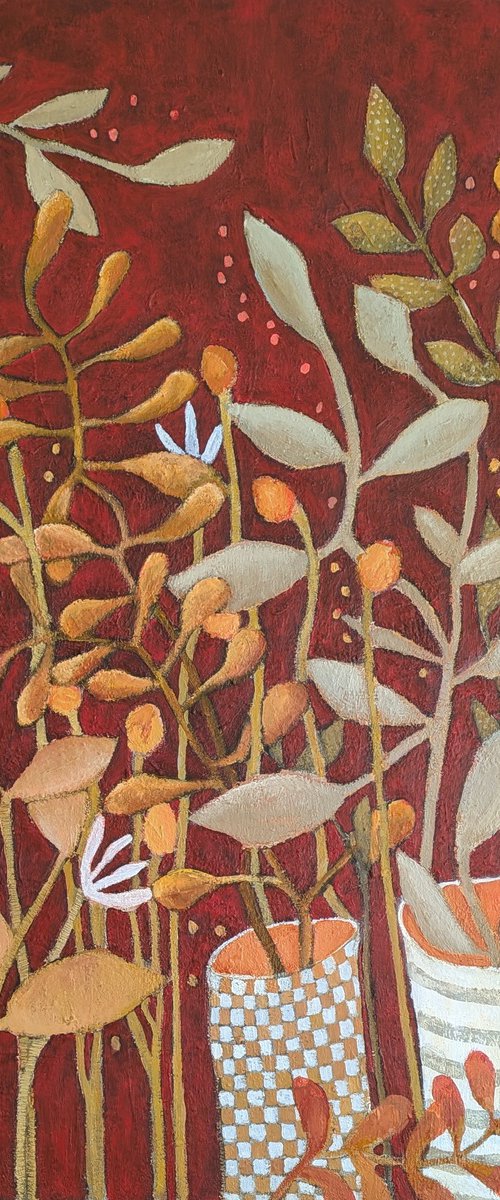 In the Garden of Tall Flowers by Fiona Philipps