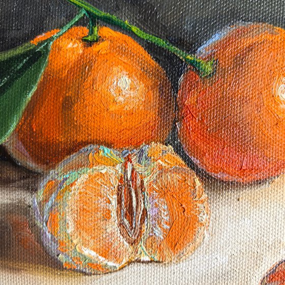 Clementine oil painting