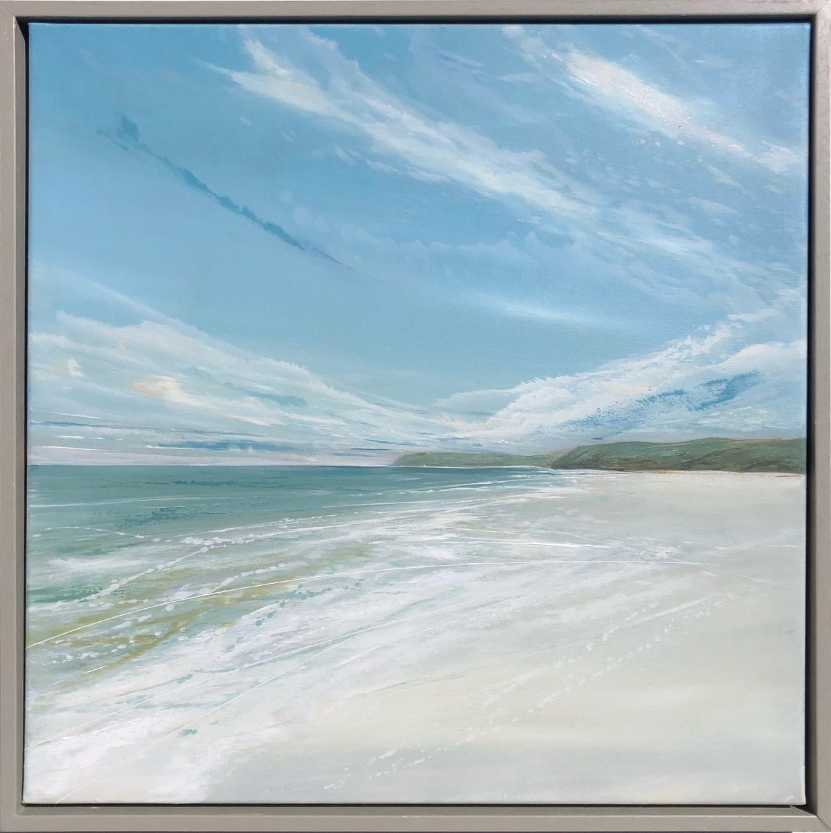 Polzeath Beach looking East by Jane Skingley