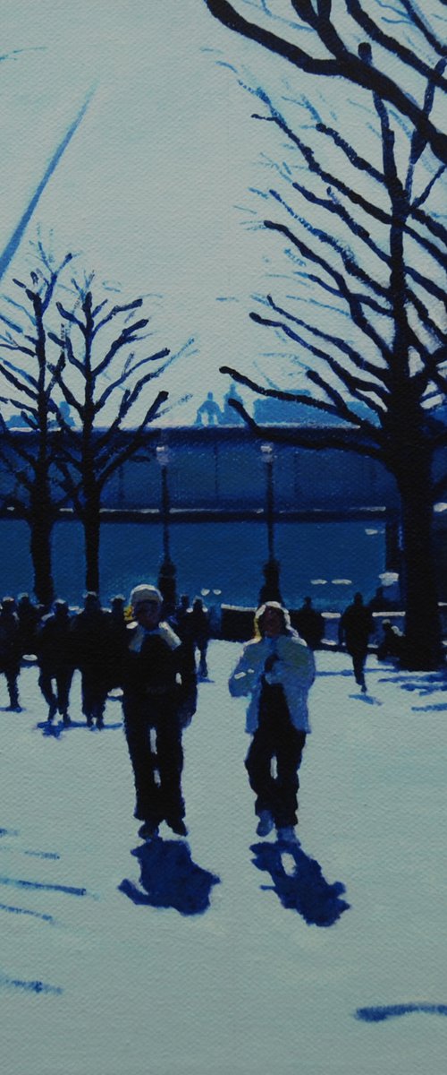 Winter on the Southbank. by Stephen Brook