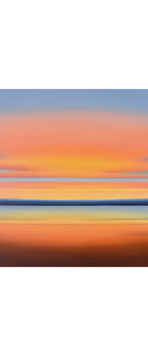 Radiant Sky - Abstract Beach by Suzanne Vaughan