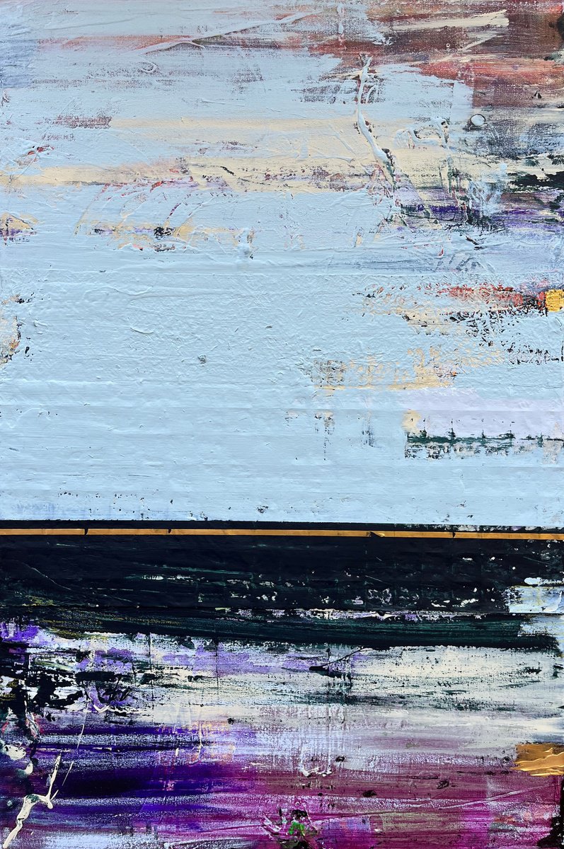 Abstract Painting By Jason Forcier, 24 X 36, Nothing To Lose, Original Artwork