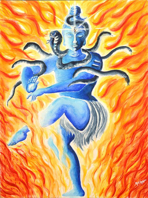 Nataraja a symbol of creation and distruction by Neha Soni