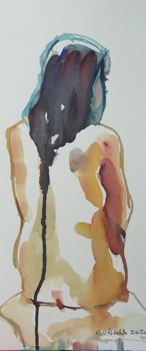 seated female nude by Rory O’Neill