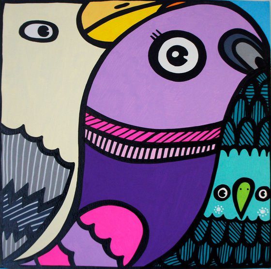 A Seagull, A Pigeon & An Owl