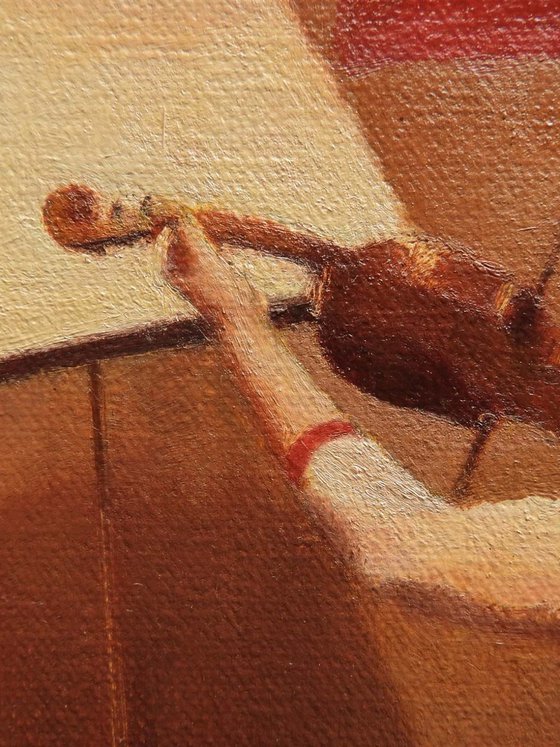 Violin lesson at midnight