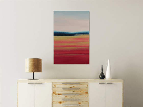 Flower Field - Colorful Abstract Landscape