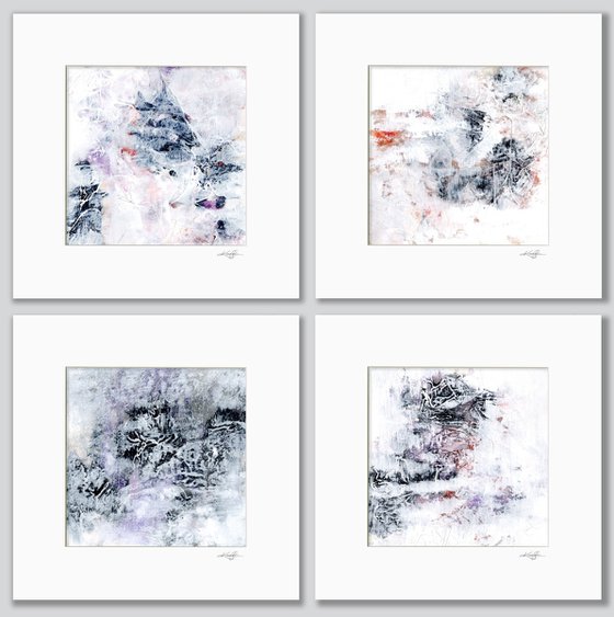 Mystical Moments Collection 3 - 4 Abstract Paintings