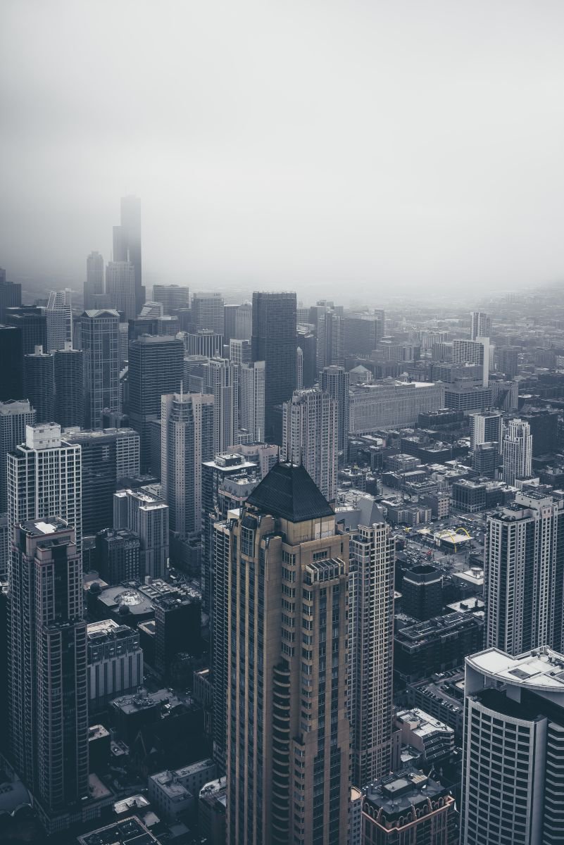 Foggy Chicago by Hassan Raza