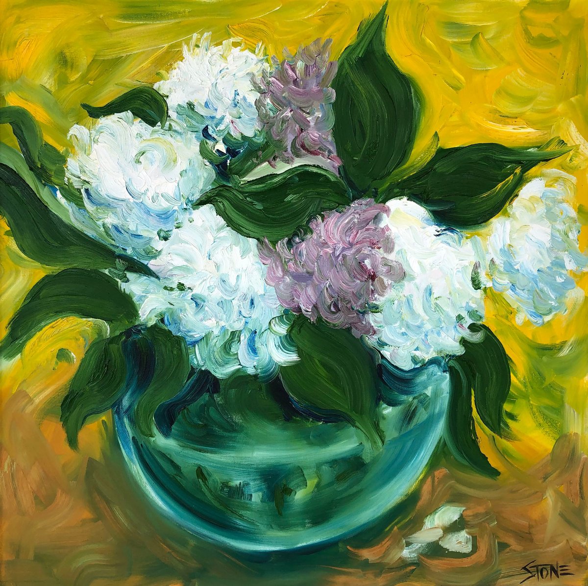 Peonies in a Vase by Bill Stone