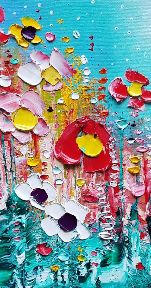 "Mystic Meadow Flowers in Love" by Phil Broad