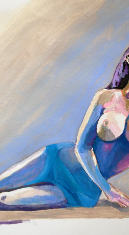 Nude / 65 x 50 cm by Alexandra Djokic