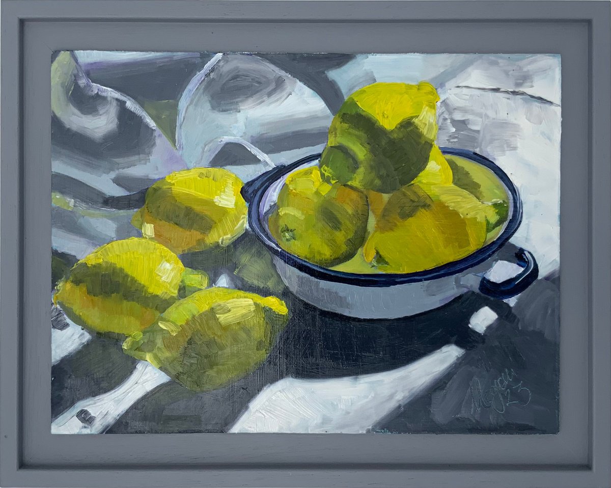 Small lemon study No.5 by Megan Cheetham