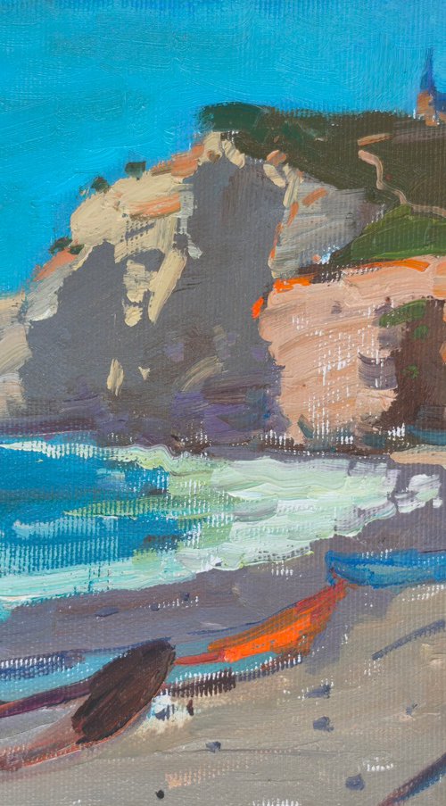 Normandy Etretat Etude 1 by Alexander Shandor