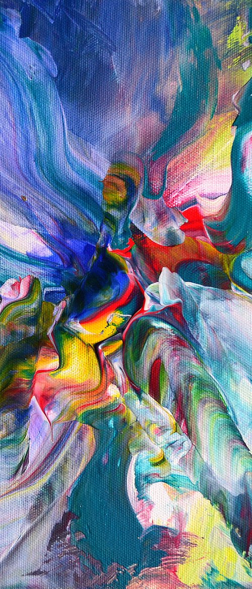 The dance of colours by Isabelle Vobmann