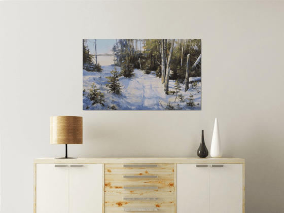 The path to the frozen lake