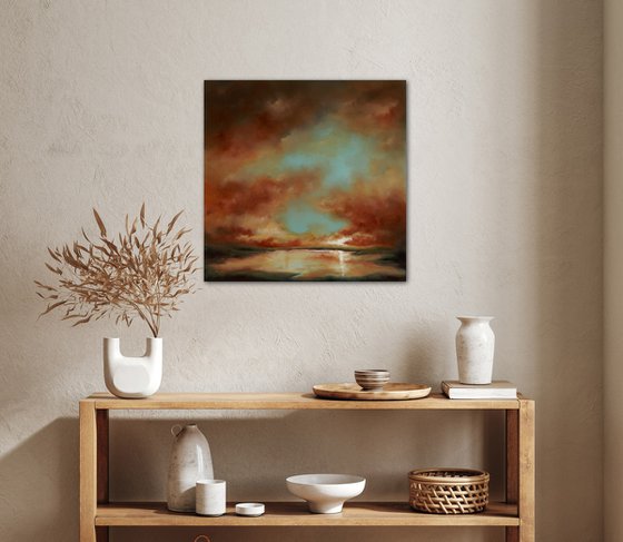 Sunset Beauty Over The Lake District