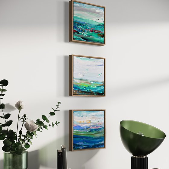 Coastal 74 - triptych