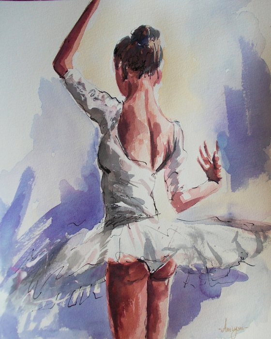 Ballerina  Watercolor Series