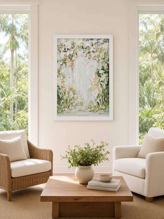 White Blossom Garden Arch