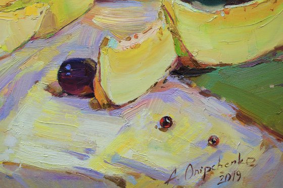 Still life with melon