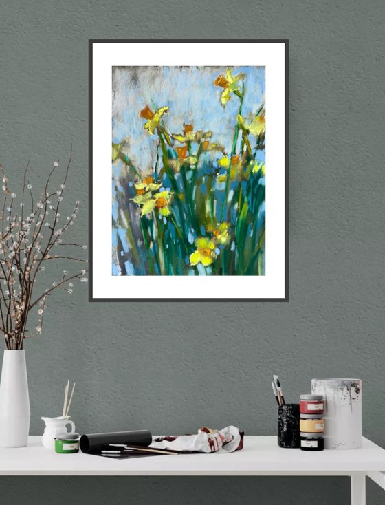 Spring flowers. Daffodils